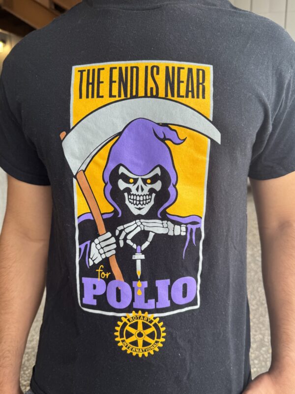 The End is Near for Polio T-Shirt - Image 4